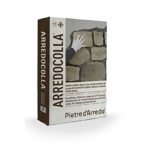 Клей для керамической плитки для затирки - ARREDOCOLLA - Pietre d'arredo - клейкий / для сглаживания / минеральный