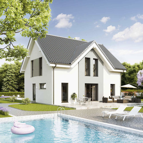 Типовой дом - FAMILY OPEN - Vario Haus - энергосберегающий / модульный / современный