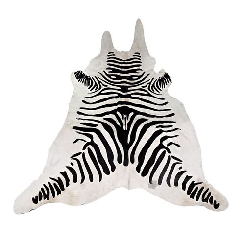 Современный ковер - ZEBRASKIN - Pols Potten - с рисунком кожа животных / из кожи / прямоугольный