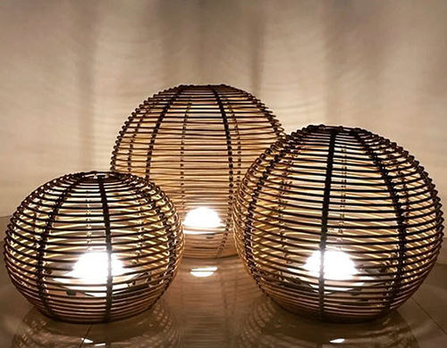 Подвесная лампа - PAILLOTE SPHERE - Maiori - из синтетического волокна / современная / солнечная
