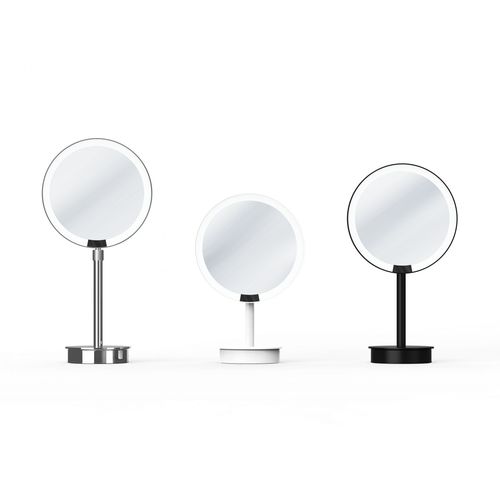 Настольное зеркало - Klomfar GmbH - современное / круглое / из нержавеющей стали