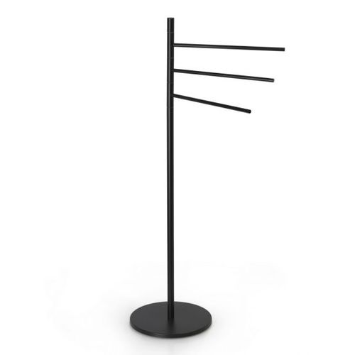 Вешалка для полотенец 3 держателя - BLACK - Klomfar GmbH - напольная / из латуни