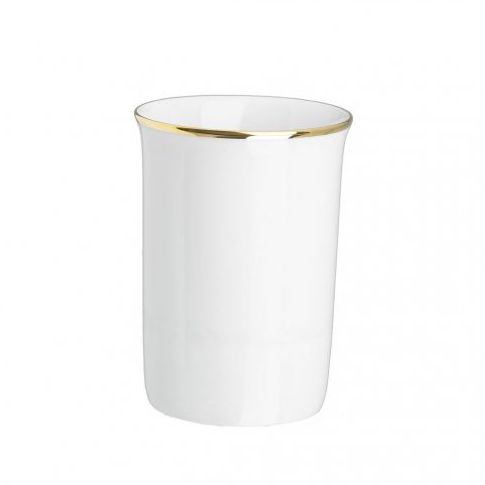 Держатель зубных щеток для профессионального использования - PORCELAIN WITH GOLD RIM - Klomfar GmbH
