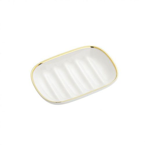 Мыльница из металла - GOLD TRIM - Klomfar GmbH - из фарфора