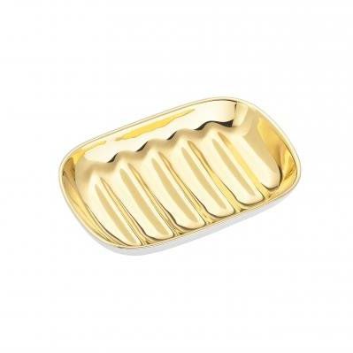 Мыльница из металла - GOLD PLATED - Klomfar GmbH - из фарфора