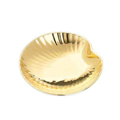 Мыльница из фарфора - SHELL: GOLD PLATED - Klomfar GmbH