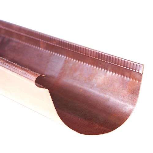 Спускной желоб из меди - Κ.600 - Biometal S.A. - полукруглый