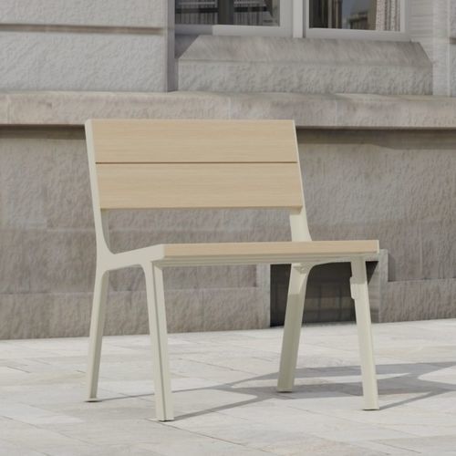 Современный cтул - cité Bois - Objets Publics - для наружного применения / из цельной древесины / из дугласовой пихты