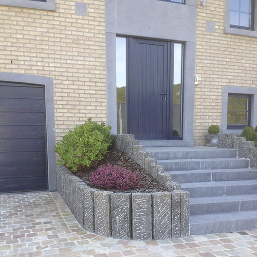 Забор с пластинками - KIARA  - Bauma-stone - садовый / из натурального камня / современный