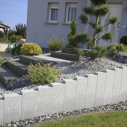 Забор с пластинками - ALASKA  - Bauma-stone - садовый / из натурального камня / современный
