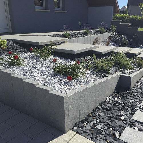 Забор с пластинками - EMMA  - Bauma-stone - садовый / из натурального камня / современный