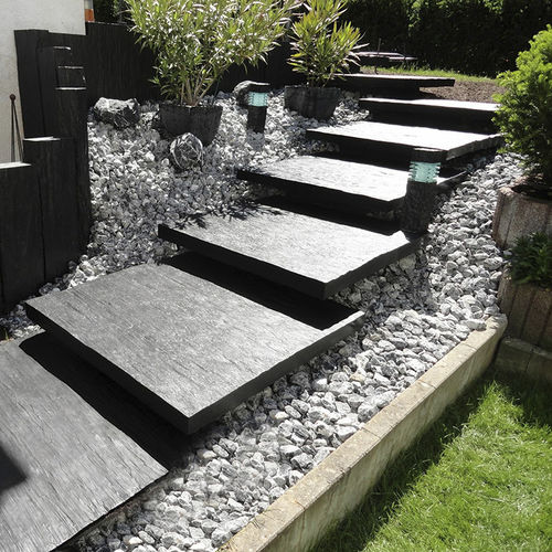 Ступень из натурального камня - STELLA  - Bauma-stone - из гранита / противоскользящая