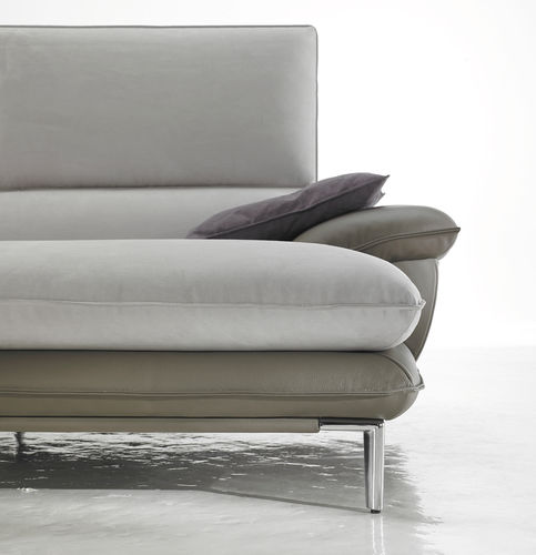 Современный диван - ATTITUDE - Very Sofa - из ткани / из кожи / серый