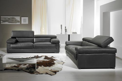 Современный диван - SPACE - Very Sofa - из ткани / из кожи / черный