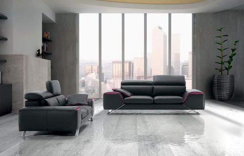 Модульный диван - UPPER - Very Sofa - современный / из кожи / черный