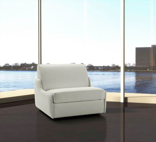 Современное низкое кресло - DREAM - Very Sofa - из кожи / из ткани / кровать