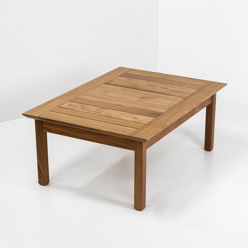 Современный журнальный столик - TABLA - AZUR CONFORT - из цельной древесины / с основанием из древесины / прямоугольный