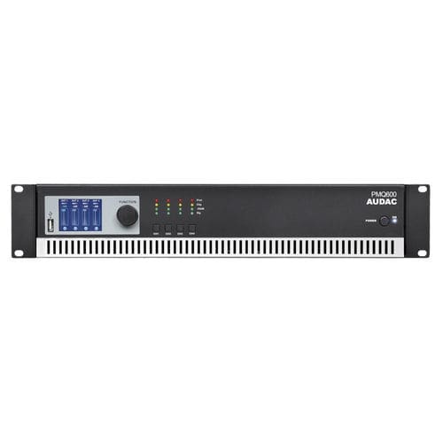 Амплификатор аудио - PMQ600 - Audac - 4 зоны / подключенный