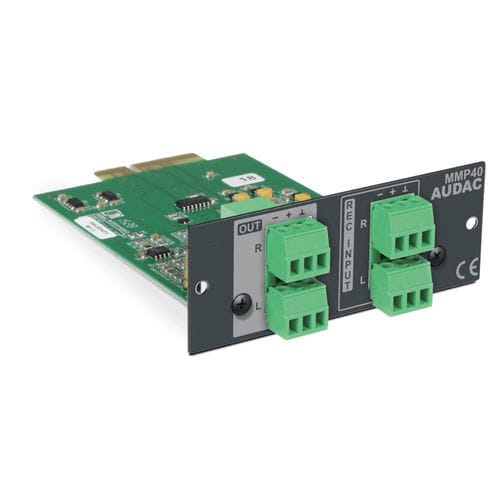 Блок управления аудио - MMP40 - Audac - встроенный / USB / для интерьера