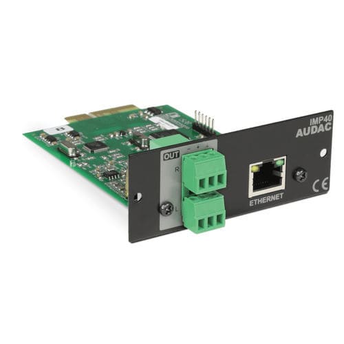 Блок управления аудио - IMP40 - Audac - встроенный / Интернет / Ethernet
