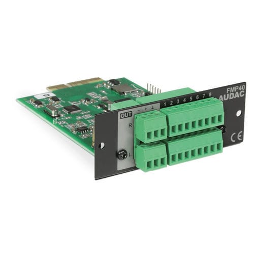 Блок управления аудио - FMP40 - Audac - встроенный / USB / для интерьера