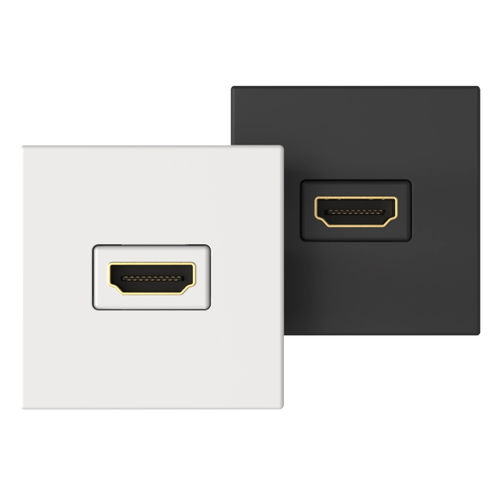 Розетка HDMI - CP45HDM - Audac - настенная / встраиваемая / современная