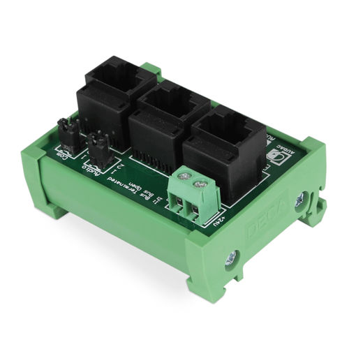 Шлюзовый блок интерфейса - ARJ03P - Audac - на DIN-рейке / RJ45