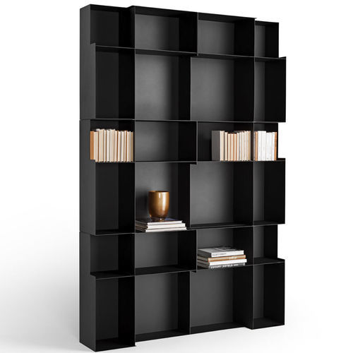 Модульный книжный шкаф - POLIS - Ronda Design - современный / для офиса / из металла