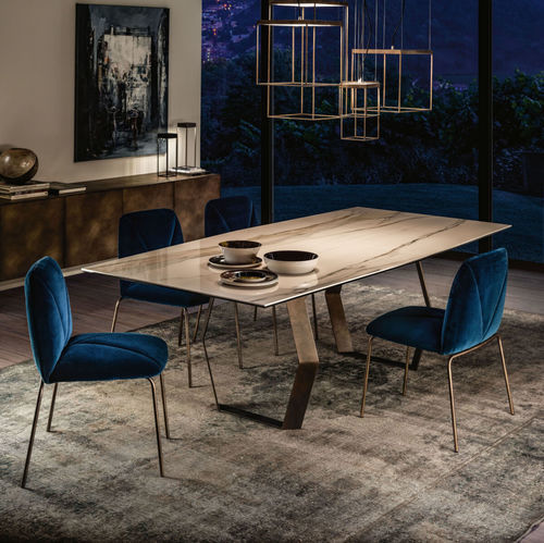 Современный обеденный стол - MEXA - Ronda Design - из дерева / из стекла / из керамики