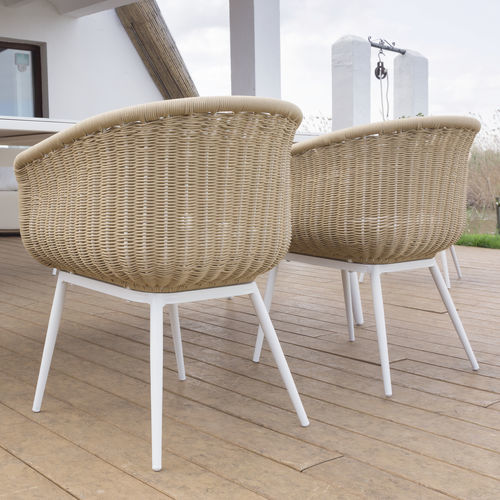 Современный cтул для столовых - PALMA - ARKIMUEBLE - для сада / для террасы / из ткани