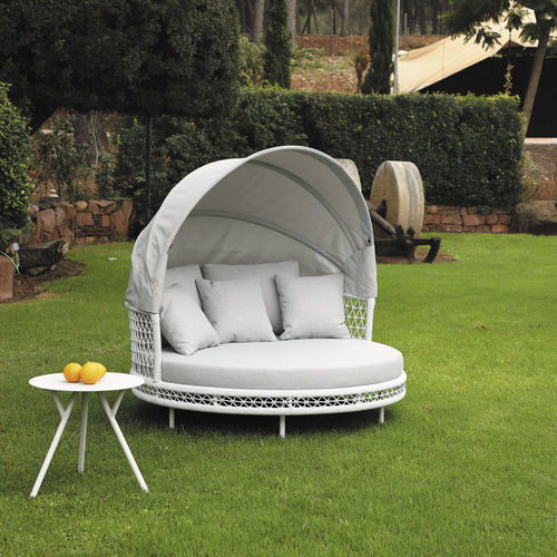 Современный полудиван - VERONA - ARKIMUEBLE - из ткани / из алюминия / из веревки