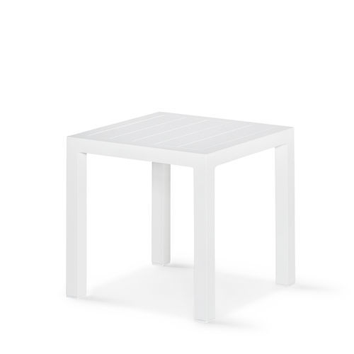 Современный вспомогательный столик - CALPE - ARKIMUEBLE - из алюминия / с основанием из алюминия / квадратный
