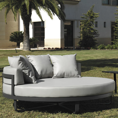 Современный полудиван - LAGOS - ARKIMUEBLE - из ткани / из алюминия / с основанием из металла