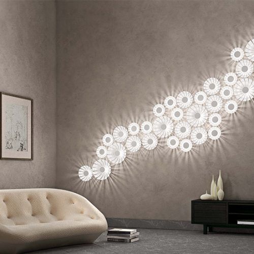 Современный настенный светильник - LOTO - Marchetti Illuminazione - для интерьера / из меди / круглый
