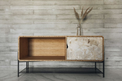 Современный буфет - RICH LP KUNIS BRESCIA - MAAMI HOME - из бамбука / из мрамора / для гостиницы