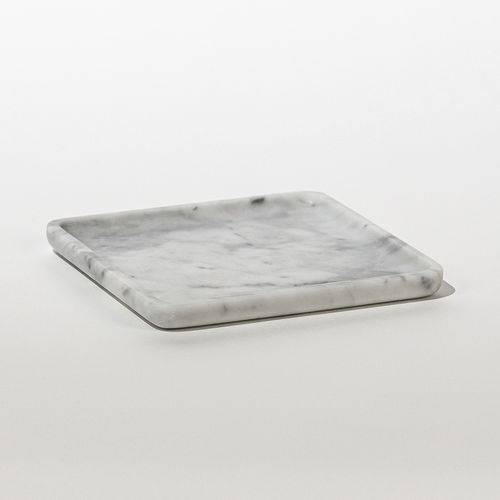 Коробка для карманных вещей из каррарского мрамора - SQUARE PLATE CARRARA - MAAMI HOME