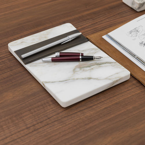 Настольный органайзер из мрамора - COPIC CALACATTA - MAAMI HOME