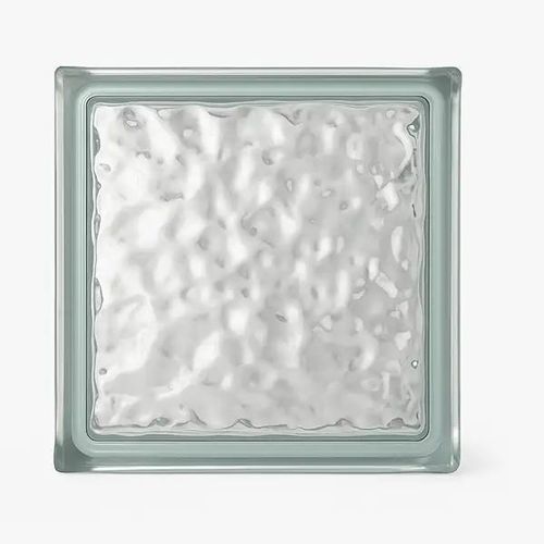 Квадратный стеклоблок - ICE CRYSTAL - Karoistanbul - структурный