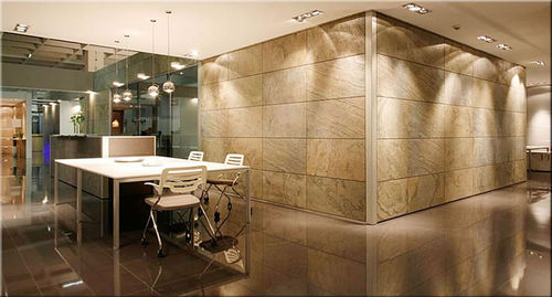 Декоративная панель для внутренней компоновки - OFFICE - classical natural Stone - настенная / из натурального камня