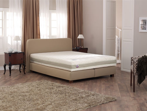 Двуспальная кровать - ROYAL BOX SPRING SET - ISBIR - современная / из ткани / из кожи