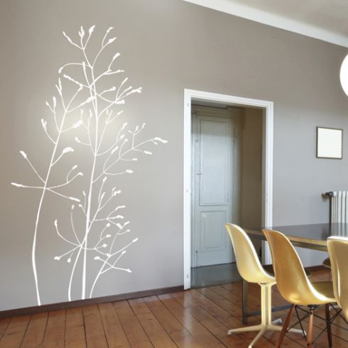 Настенная клейкая этикетка природа - L'ELEGANTE GRAMINEE - Atelier d'Art Osmoze - Design & décoration murale