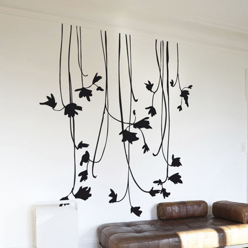 Настенная клейкая этикетка природа - LA RETOMBEE DELICATE - Atelier d'Art Osmoze - Design & décoration murale