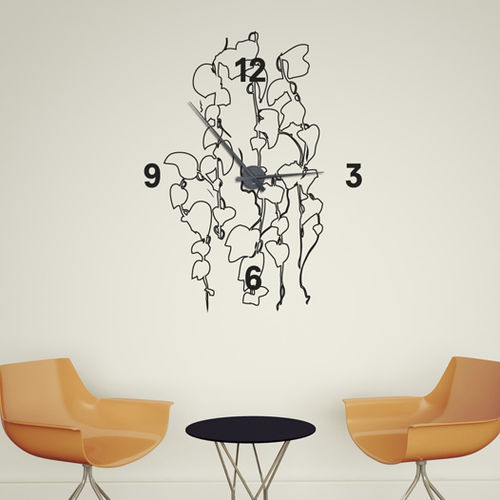 Настенная клейкая этикетка надпись - HORLOGE EL NATURA FILAIRE - Atelier d'Art Osmoze - Design & décoration murale - природа