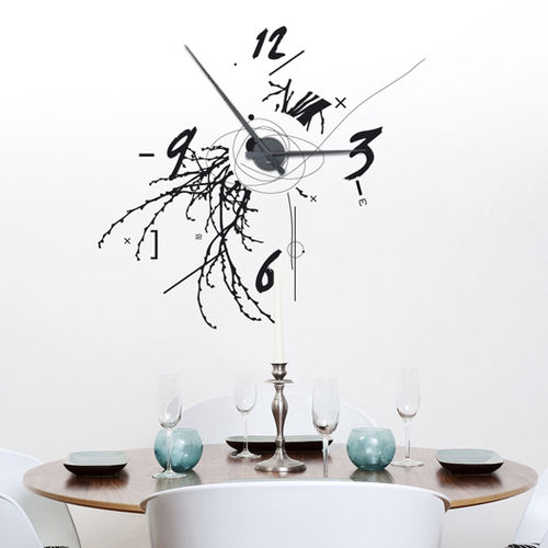 Настенная клейкая этикетка природа - HORLOGE DU BOIS ETERNEL - Atelier d'Art Osmoze - Design & décoration murale - надпись