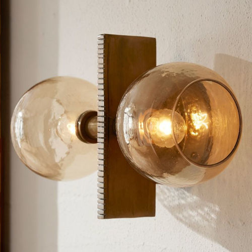 Современный настенный светильник - CHAMBERLIN - Arteriors Home - для интерьера / из стекла / из железа