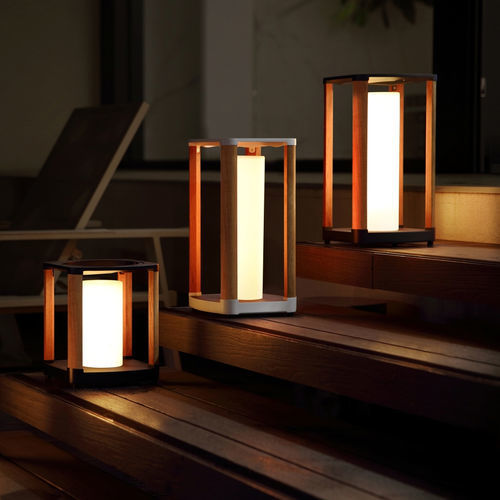 Современная фонарь - AURORA - Higold - из металла / из тикового дерева / LED