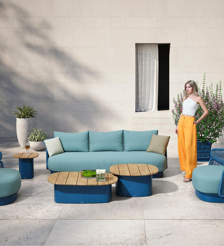 Современный диван - AIO - Higold - для наружного применения / из Sunbrella® / с подлокотниками