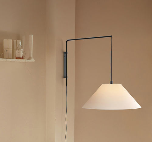 Современный настенный светильник - CLASICA A ARCO - Luxcambra - для интерьера / из картона / из дерева