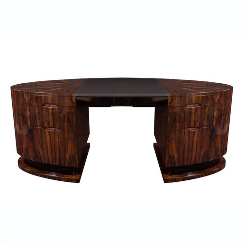 Напольный рабочий стол - ZD001 - Cygal Art Deco GmbH & Co. KG - для 2 человек / ар-деко / из зирикота