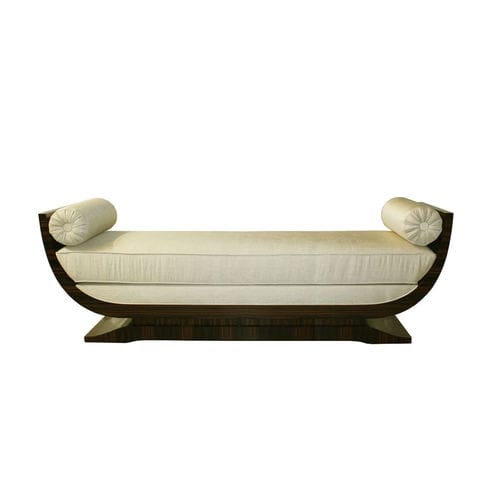 Полудиван ар-деко - SF100 - Cygal Art Deco GmbH & Co. KG - из ткани / из кожи / из цельной древесины
